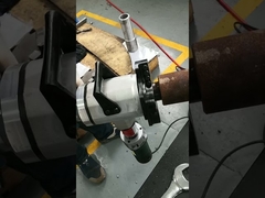 Portable pipe beveling machine